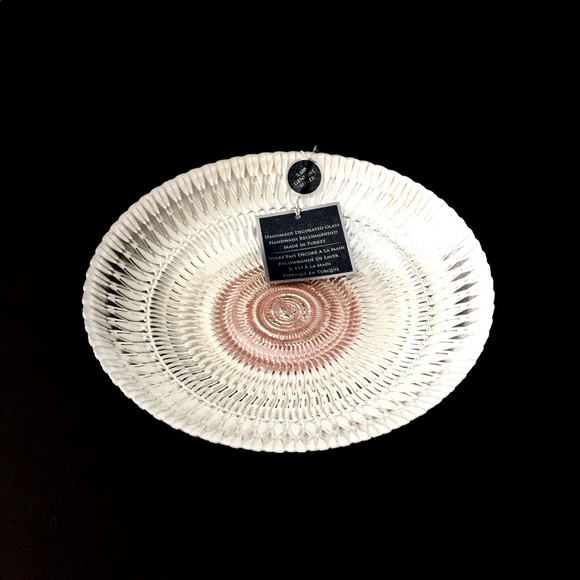 NEW. AZURRA GLASS BOWL WITH 100% GENUINE SILVER - Picture 14 of 14